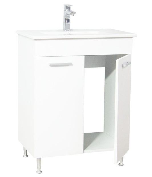 Mobilier Baie și lavoar, Seria 067, 60cm, Alb