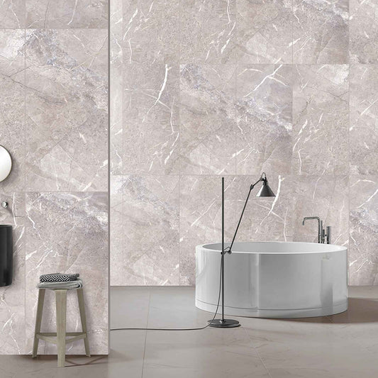 Gresie portelanata tip marmura Toscana Grey 60x120cm