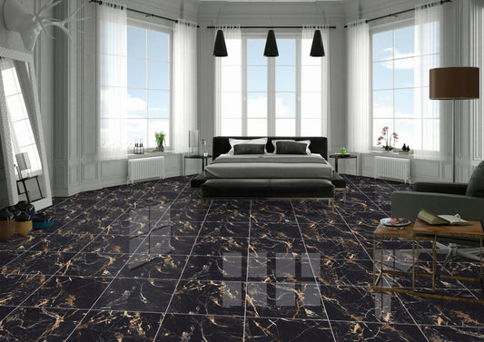 Gresie veldez black - high gloss 60x60cm