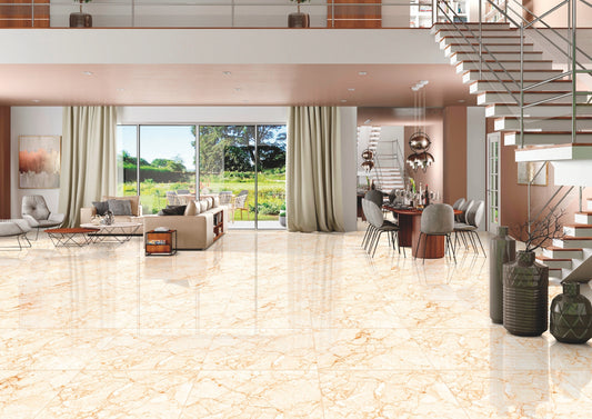 Gresie portelanata rectificata Brescia Crema 60x60cm