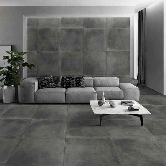 Gresie Portelanata Avier Piombo Matt Structure 80X80