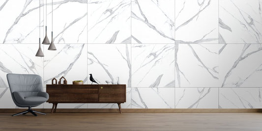 Gresie Portelanata Statuario Carrara 80X80