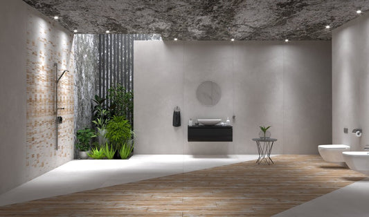 Gresie Portelanata Concreto Gris Decor 120X278