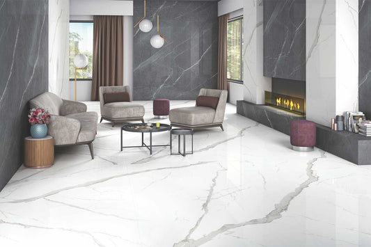 Gresie Portelanata Statuario Hoist 120X278