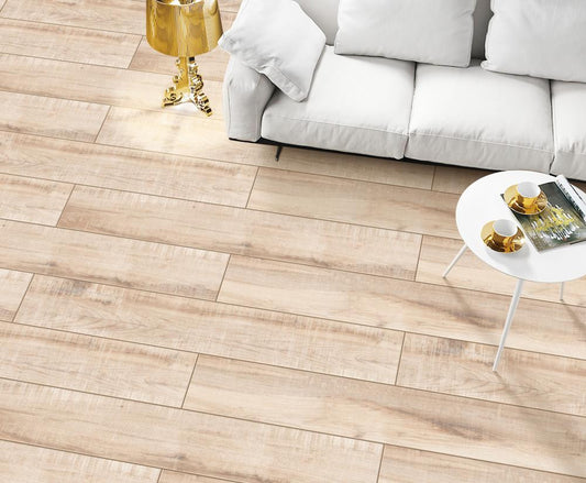 Gresie portelanata stil parchet Graphite Beige 20x120 cm