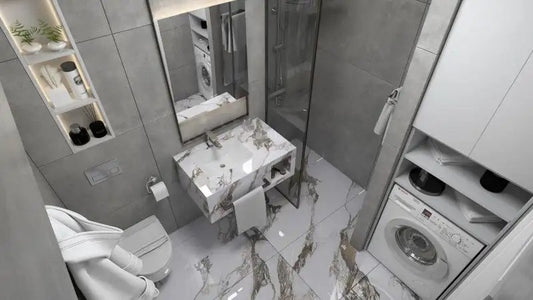 Set mobilier Creta Gold Carrara 80cm