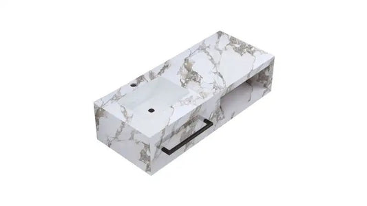 Set mobilier Creta Gold Carrara 120cm