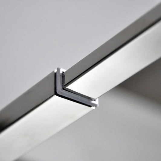 Paravan Dus Tip Walk In, BP6611L Diplon, Sticla Securizata/Aluminiu, 80*195cm, Transparent