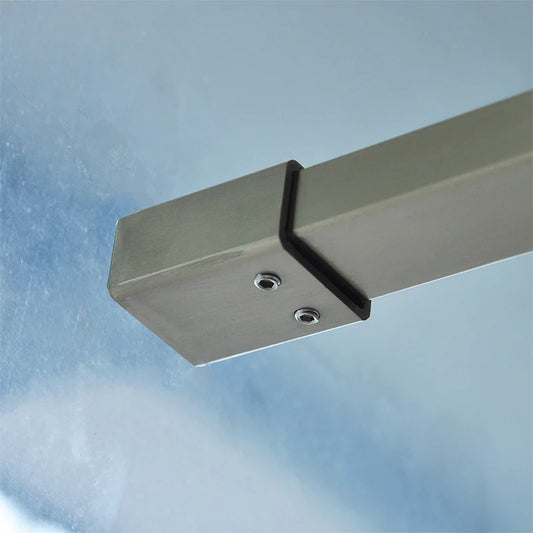 Paravan Dus Walk-In BP8012GL-80cm, Sticla Clara Securizata 8 Mm, Profil Aluminiu/Auriu