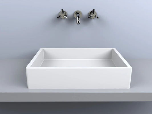 Lavoar Capri alb lucios