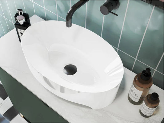 Lavoar EVORA Alb Lucios