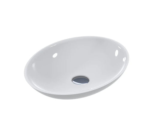 Lavoar KRISTINA Alb Lucios