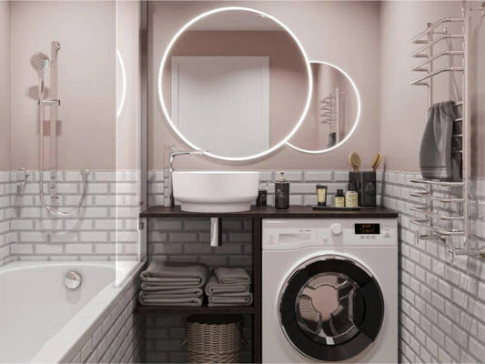 Lavoar pe blat Marta 420, Miraggio alb lucios