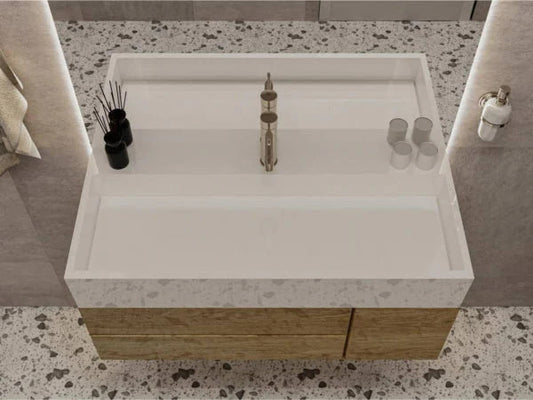 Lavoar pe blat Mares 1000, Miraggio alb lucios