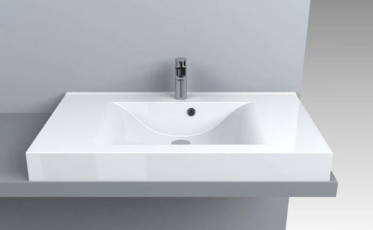 Lavoar pe blat Louisana 900, Miraggio alb lucios