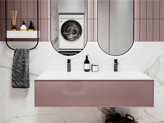 Lavoar pe blat Jessel 1200-2, Miraggio alb lucios