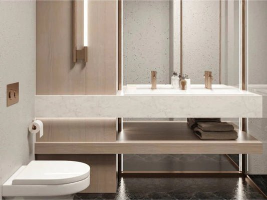 Lavoar pe blat Jessel 1100-2, Miraggio alb lucios