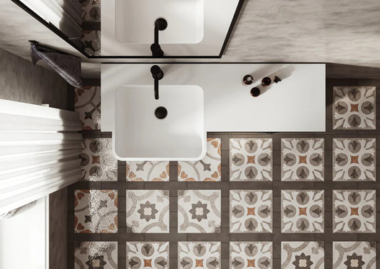 Lavoar pe blat Fontana L, Miraggio alb mat