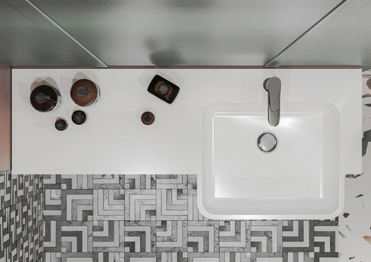 Lavoar pe blat Fontana R, Miraggio alb mat