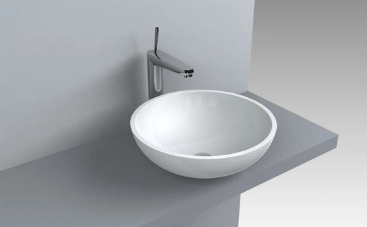 Lavoar Allentown pentru blat alb lucios