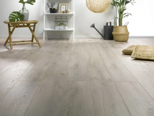 Parchet laminat Alsapan Solid Plus Linen Oak 12 mm, clasa trafic AC6, bizotat 4V 5G