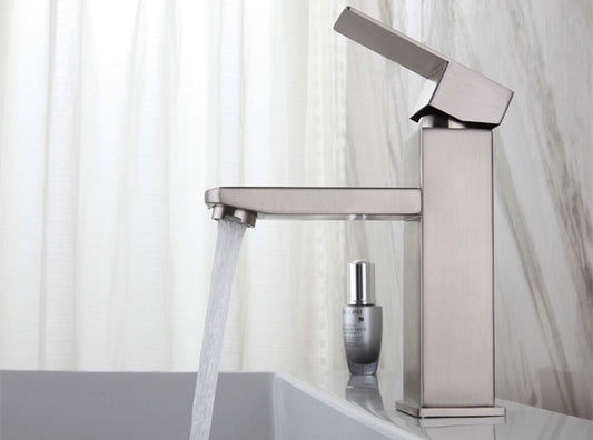 Baterie de lavoar monocomanda satinat MP009A