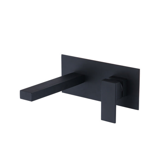 Baterie incastrata lavoar Fresh Pat negru mat CF002-BL / corp ingropat inclus