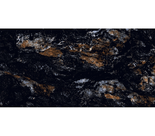 Gresie rectificata Midnight black 60x120cm