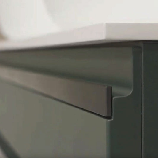 Mobilier suspendat Kolpasan, Alexis, pentru lavoar pe blat, 60 cm, Green