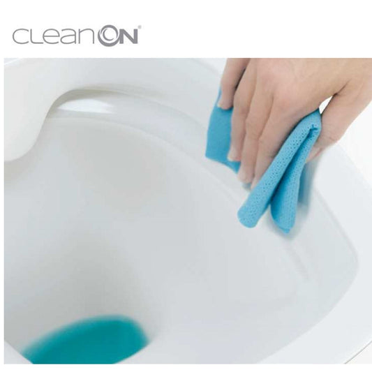 Set vas WC Cersanit, Caspia New, suspendat, Rimless cu capac Soft-Close inclus