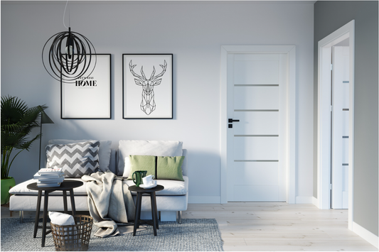 Usa de interior Porta Verte Home G4 geam mat