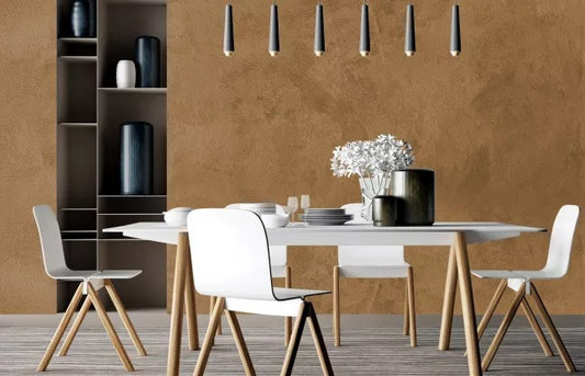 StuccoDecor Di Perla Gold - Masă de șpaclu decorativă pentru interior, cu aspect metalic perlat, 2.5 l