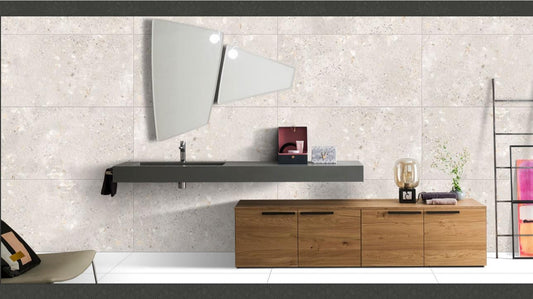 Gresie portelanata Thimble Bianco 60x120cm