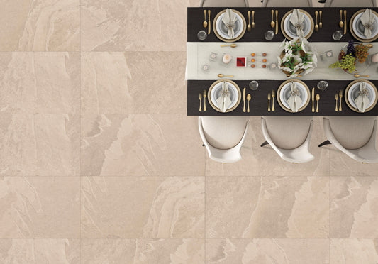 Gresie portelanata Slatestone Beige 60x120cm