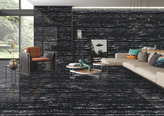 Gresie portelanata White Portoro - Lucios 60x120 cm