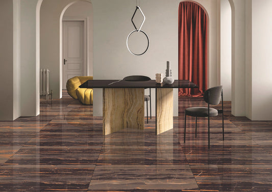 Gresie portelanata Regal Lirica Black 60x120 cm