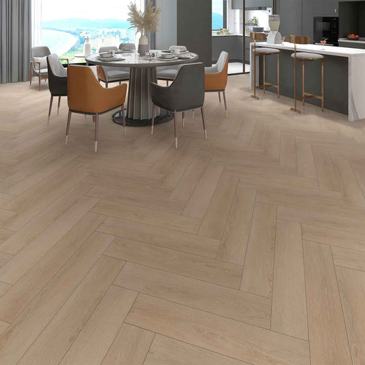 Parchet SPC Heringbone Slate Oak 204 750x150