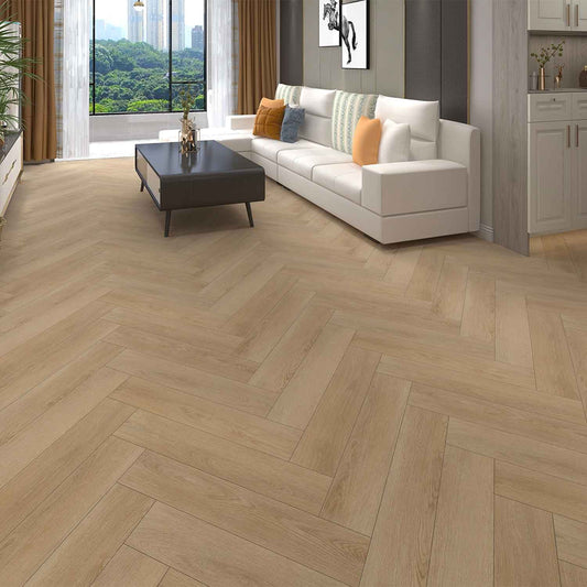 Parchet SPC Herringbone Cambridge Oak 210 750x150