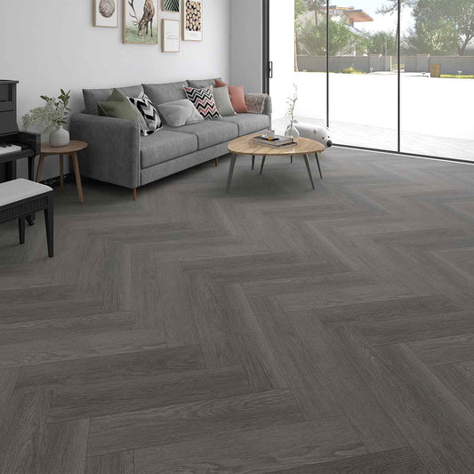 Parchet SPC Herringbone Havana Oak 203 750x150