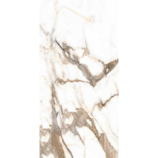 Gresie Warm Marble Beige Polished Rect 60x120 cm