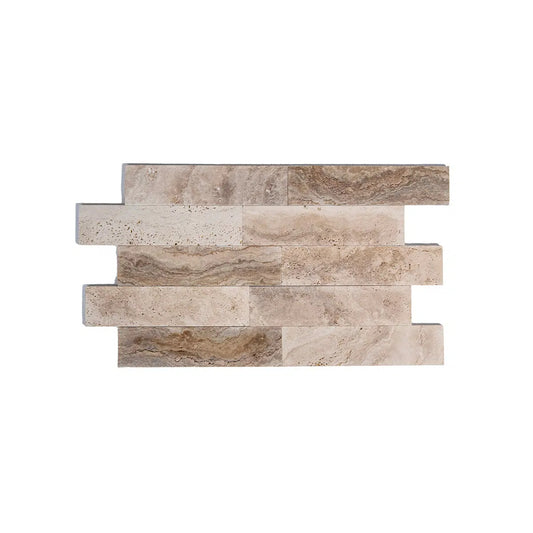 Placi Travertin Bella Periat 10 x 40.6 x 1.2 cm
