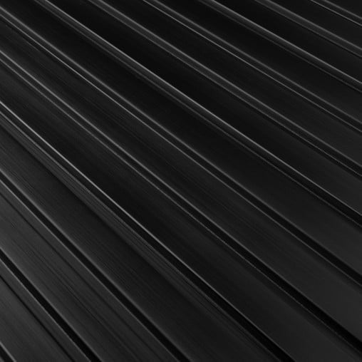 Panou riflat 3D Olmo, Negru, 270x12.2cm, Lamelio