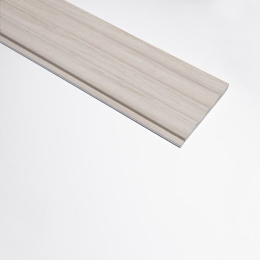 Panou riflat 3D Onda, Stejar Alb, 270x11.2cm, Lamelio