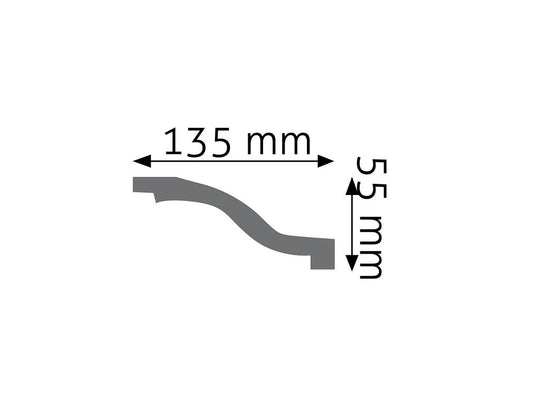 Cornisa decorativa pentru tavan LGG10