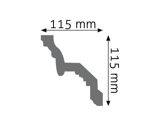 Cornisa decorativa pentru tavan LGZ06