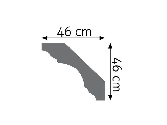 Cornisa decorativa pentru tavan LGG07