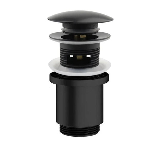 Ventil de scurgere click-clack pentru lavoar – negru