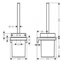 Portperie, Hansgrohe, AddStoris, bronz