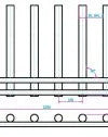 Calorifer portprosop TUBE CHROME 1200x600mm – crom