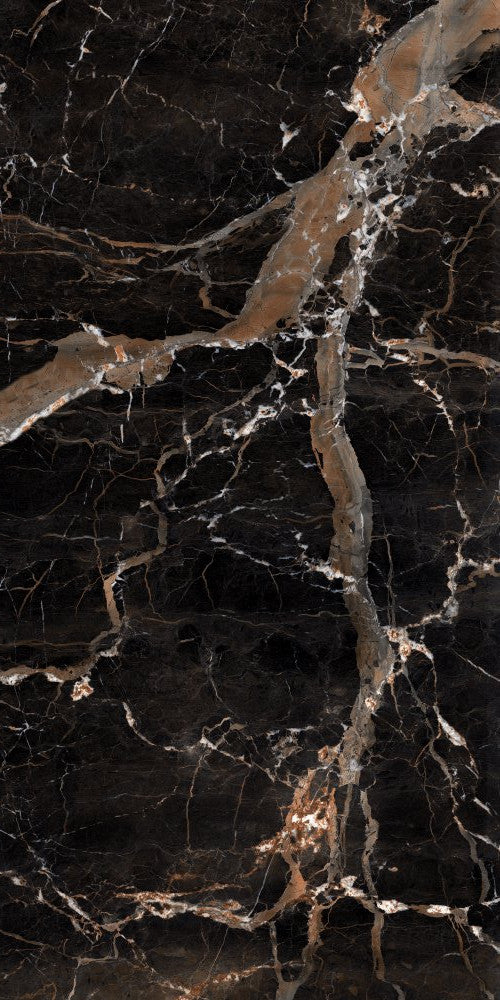 Gresie Fez Black - High Gloss 60x120cm